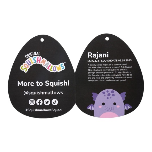 COPY - 5- inch Rajani the Cthulhu Select Series Cryptids Black Tag - Picture 3 of 4